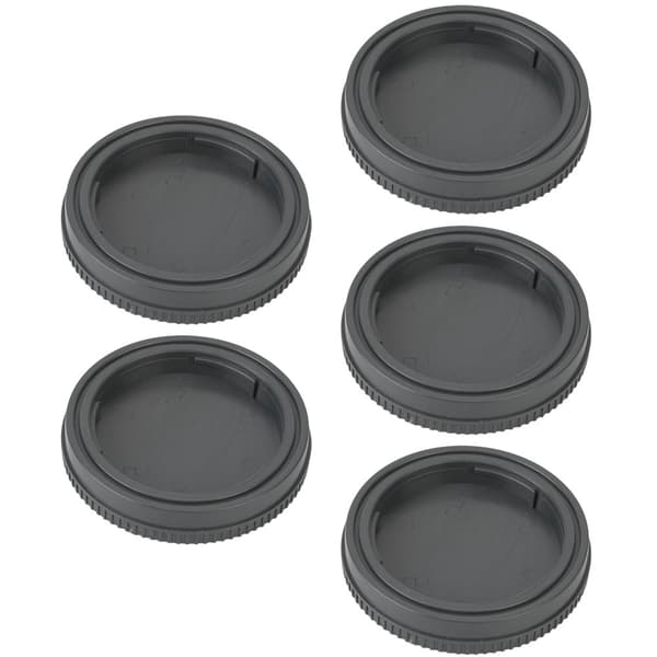 5 st Slitstarkt Bakre Linsskydd i Plast för Sony E-Mount Spegellös Kamera 0.1