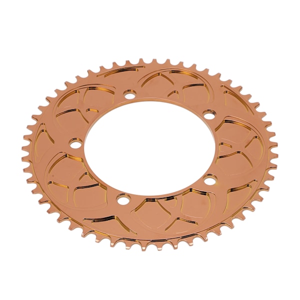 BOLANY 130BCD sykkelkjedeplate 54T positiv negativ tann enkelplate for sammenleggbar landeveissykkel sykling BMX Rose Gold