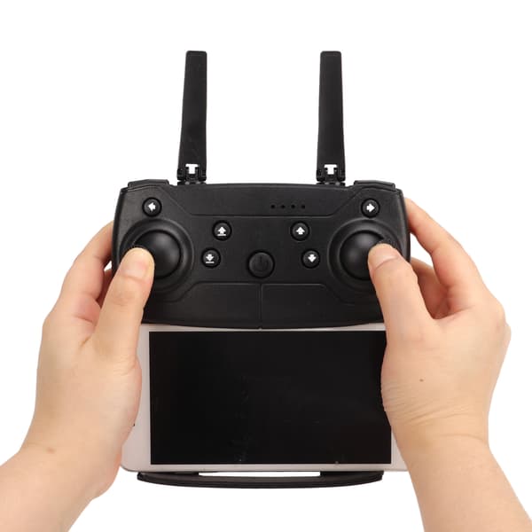 4K HD Dobbeltkamera Foldbar RC Luftdrone med Høydehold og Headless Mode