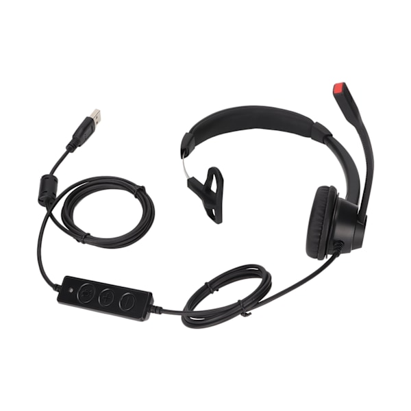 Yksikorvainen puhelinheadset Melunvaimennus Äänenvoimakkuuden säätö Mykistys USB Yritys Headset Mikrofonilla Musta H390‑USB‑1