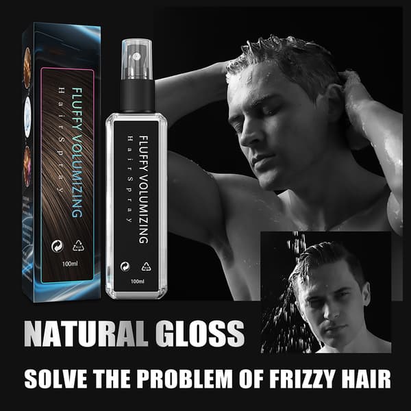 Fluffig Volymgivande Hårspray 100ml Pump Extra Volym Icke-fet Icke-klibbig Långvarig Hårstyling 0.2