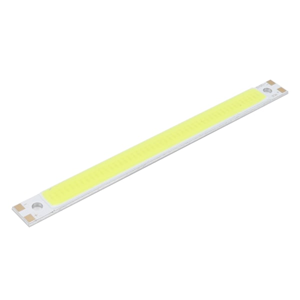 LED-lysbrikkepanel 3000‑6500K/12‑14V 10W Integrert COB-lyskilde 1000lm 120x10mm Ren hvit