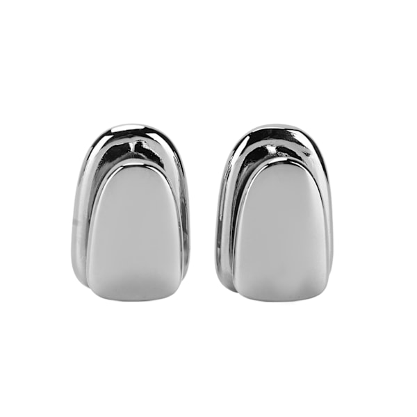 2 stk Bilkrok Mini Henger Sinklegering Multifunksjonell Oppbevaringsholder for Handlepose Nøkkel USB-kabel Hodetelefoner Sølv