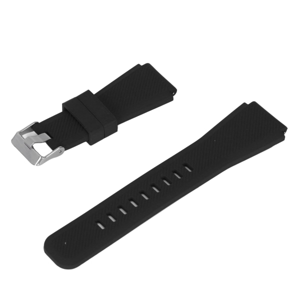 22 mm silikonbånderstatning kompatibel for Amazfit GTR 3 Smartwatch Quick Release Strap Armbånd Svart