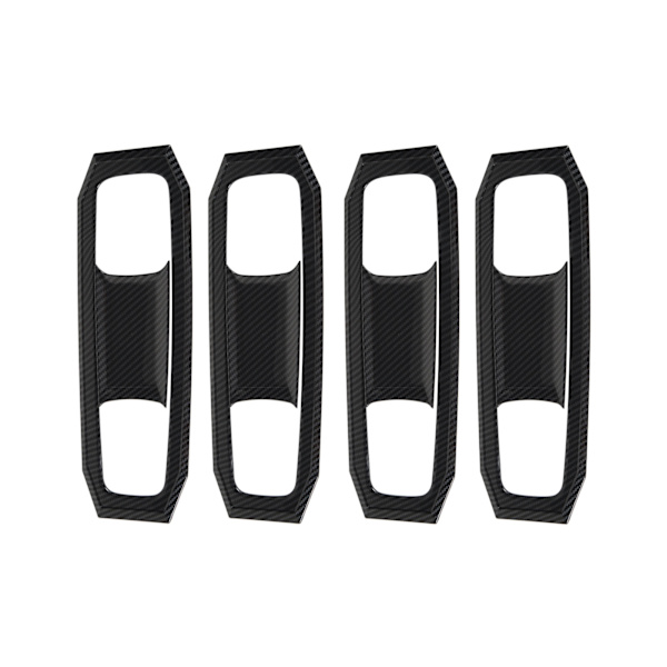 Carbon Fiber Style Bildörr Skålskydd - Reptålig