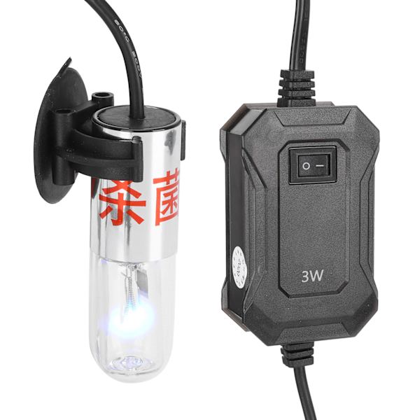 Akvarium UV Lys Ultraviolet Lys Fisk Tank Dam Rengøring Lys Lampe 220V