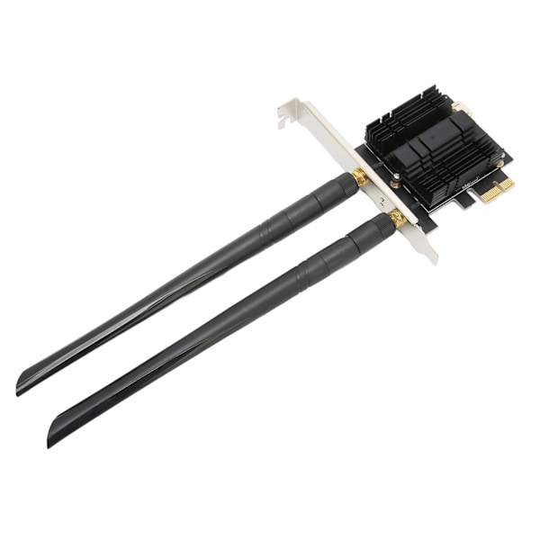 PCIE WiFi-adapter med stöd för AC1300Mbps Bluetooth 4.2 PCIE Wifi-kort 2.4GHz 5.8GHz Dubband skrivbords-WiFi-kort för stationär dator
