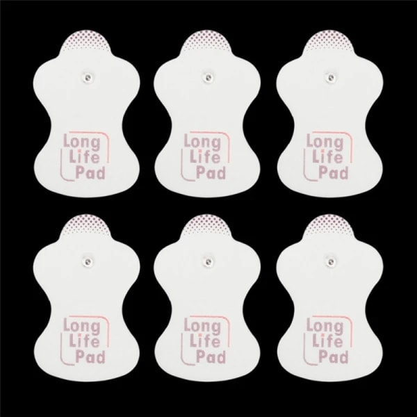 Omron Elepuls L erstatningsputer for massasjeenheter (pakke med 10) White onesie