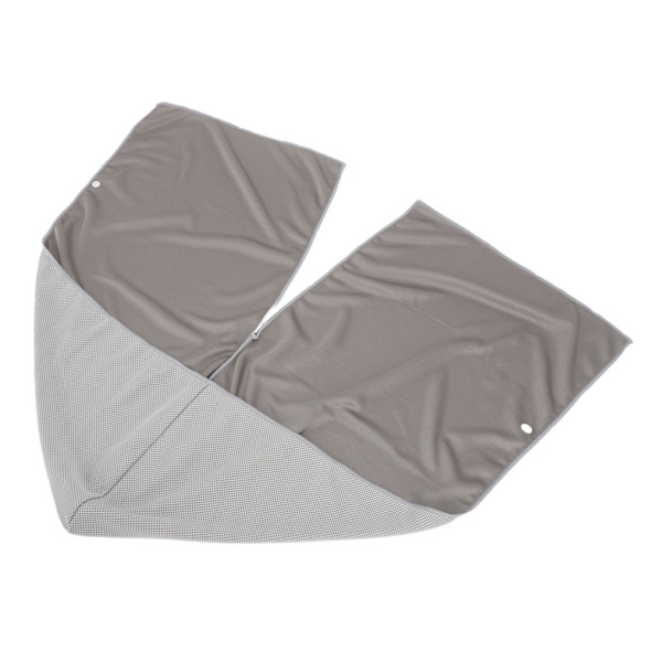 Quick Dry Grey Cooling Hoodie Handdukar med U-form för solskydd och sport