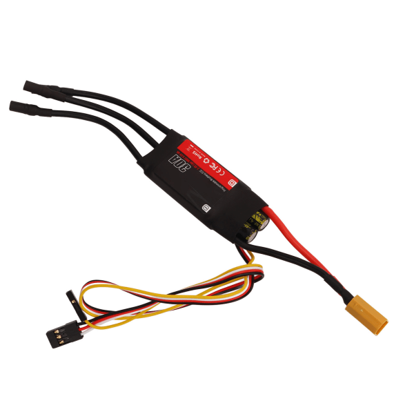 Programmerbar 30A RC-flyveplan ESC med 32-biters børsteløs motorkontrol og JR-stik