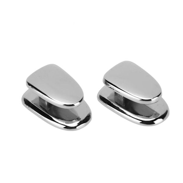 2 stk Bilkrok Mini Henger Sinklegering Multifunksjonell Oppbevaringsholder for Handlepose Nøkkel USB-kabel Hodetelefoner Sølv