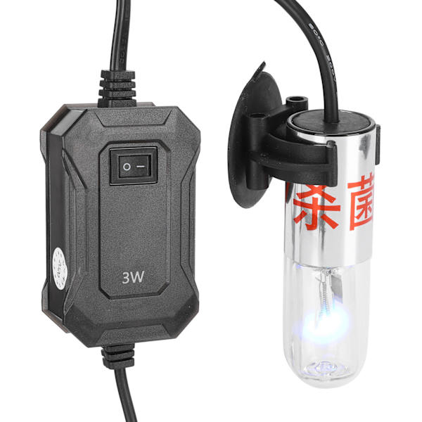 Akvarium UV Lys Ultraviolet Lys Fisk Tank Dam Rengøring Lys Lampe 220V