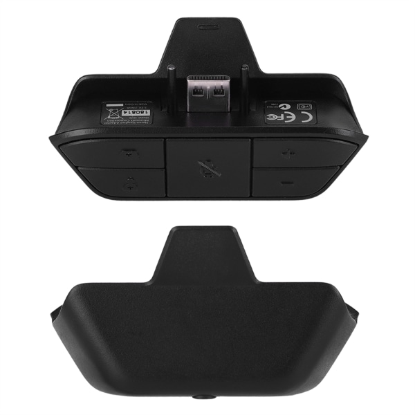 Xbox One støvtæt stereoheadsetadapter med spilcontroller og stereolydsynkronisering