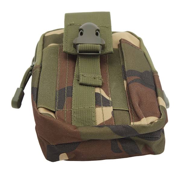 Flexibelt midjepaket med flera fickor för löpning, cykling och resor - Jungle Camouflage