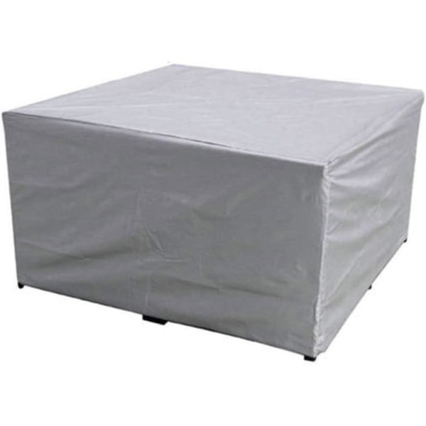 Havemøbelbetræk, vandtæt polyesterstof, UV-bestandig, til rektangulært havebord og stole - 115*115*70 CM
