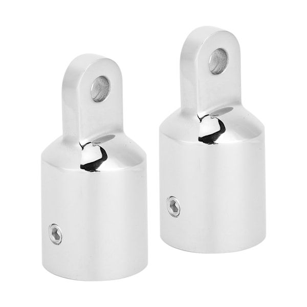 2 stk. Rustfrit Stål Top Eye End Slide Cap 22mm/0.9in Hardware Tilbehør til Marinebåd