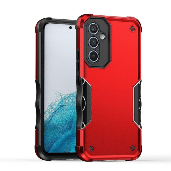 (Ny) For Samsung Galaxy A54 Sklisikkert Støtsikkert Deksel Red