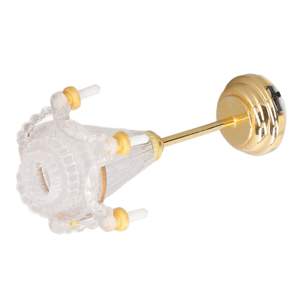 Livlig Miniatyr-Lysekrone med 5 LED-Lys for Dukkehus