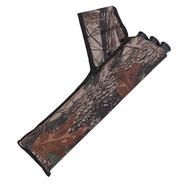 Hip Quiver Waist Arrow Bag - 3 rör, dubbla band, Oxford-tyg, kamouflage