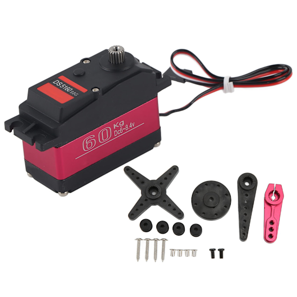 RC DS5160 Digitaalinen Servo Muovi Alumiiniseos Ruostumaton Teräs Kevyt Suuri Vääntö Vedenkestävä RC Auto Digitaalinen Servo