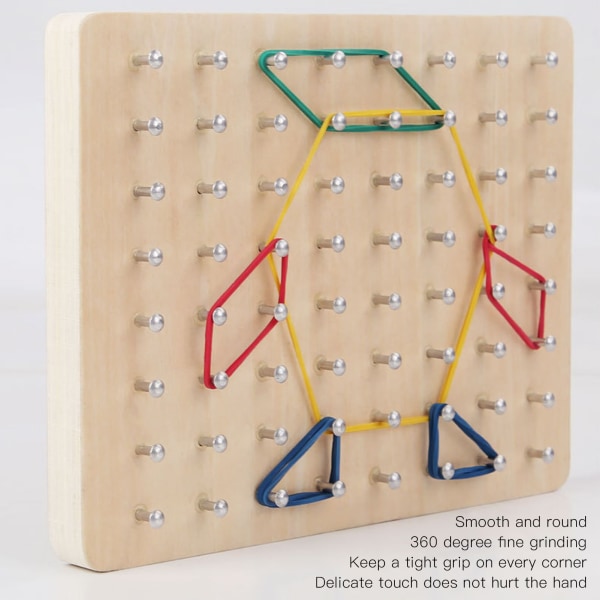 Geoboard Montessori puiset oppimislelut