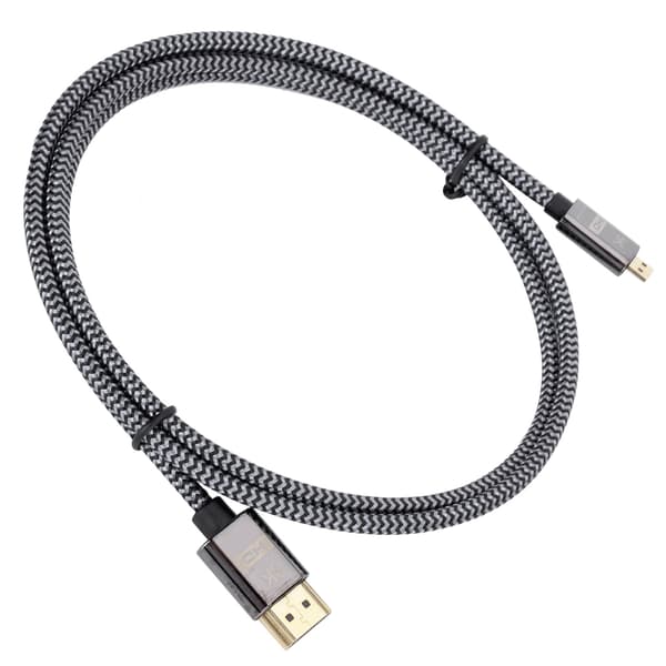 HDMI til HDMI Micro-kabel 1M HD Video Flettet Datamaskin Tilbehør 0.1