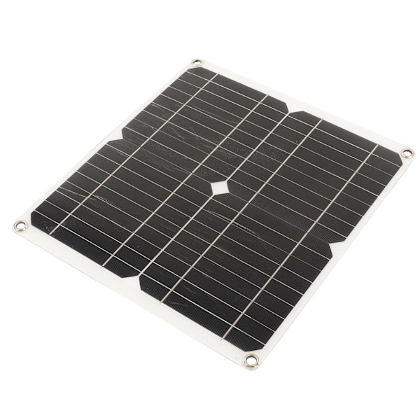 Monokristallin silikon vattentät solpanel - hög prestanda för husbil, bil, båt, släp - 20W, 18V, 10A