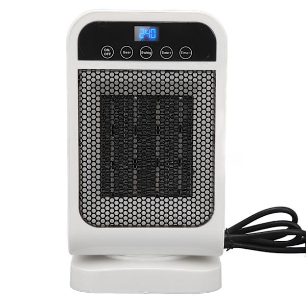 Vertikal pekskjerm fjernkontrollvarmer - 1500W, Lydløs PTC-oppvarming, perfekt for hjem og bad (EU-kontakt 220V)