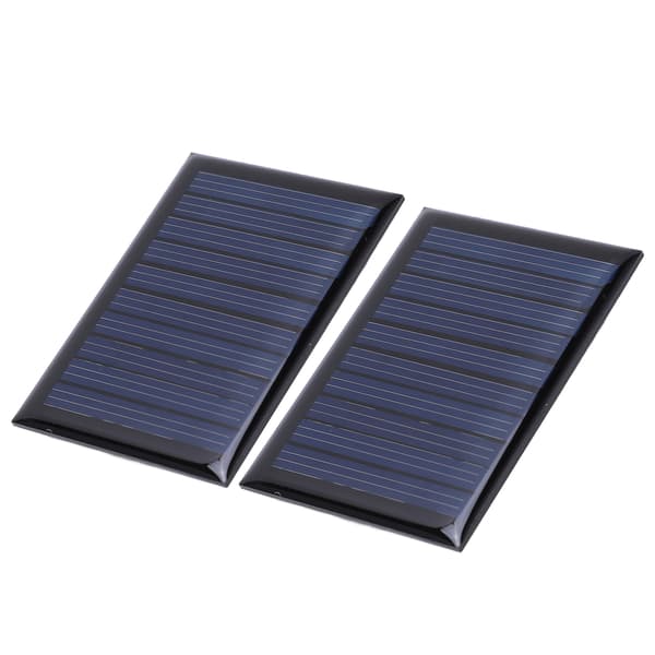 2 ST 5V 50mA Solcelle Epoxi Modulkort Mini Solar Polysilicium Panel 60x44mm