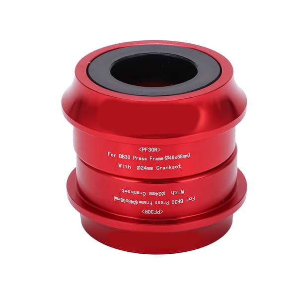 Bike Bottom Bracket Waterproof Dustproof Lightweight Bicycle Components with Washer Red