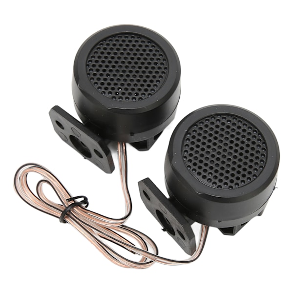 2 stk. Bil Dome Tweeter 500W 4 Ohm Innebygd Kondensator Flott Lydkvalitet Bilhøyttaler
