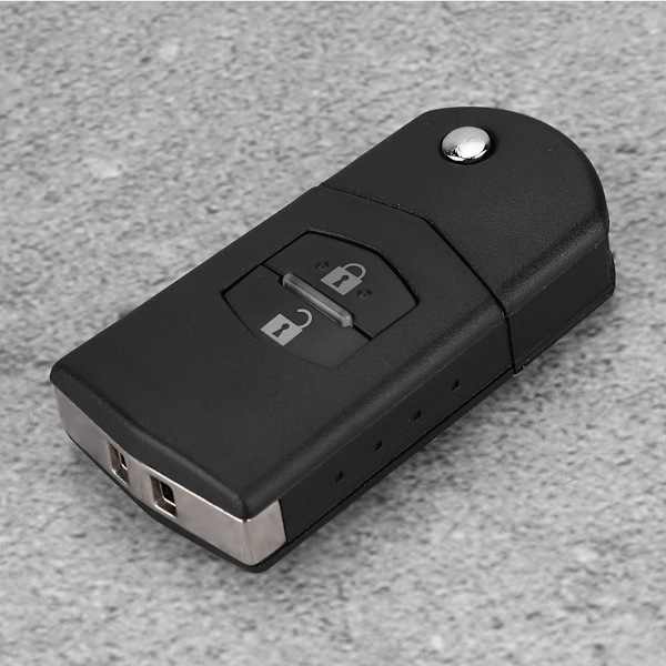 Vikbar 2-knapps fjärrnyckel Fodral Skal Passar MAZDA 2 3 5 6 RX8 MX5 2B
