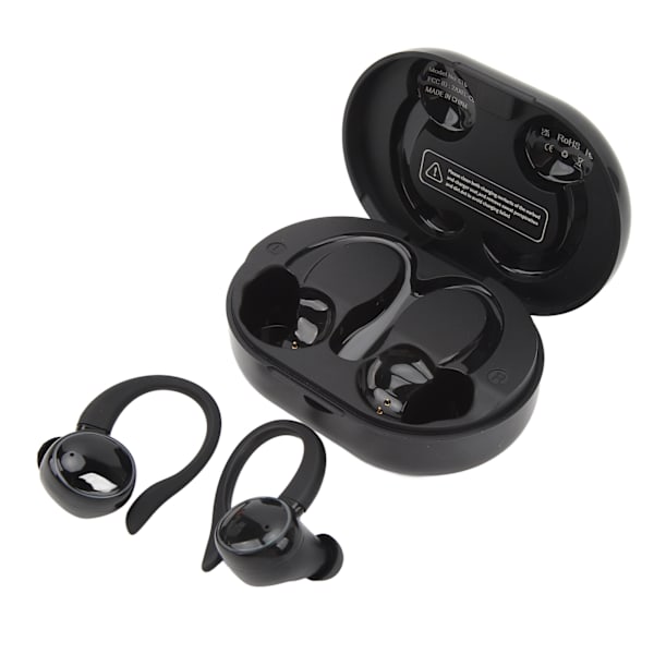 Ulkoilmakäyttöön tarkoitetut Bluetooth-kuulokkeet melunvaimennuksella ja korvakoukuilla