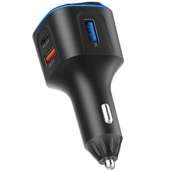(Ny) BC80 Håndfri Anrop Spenningsdisplayadapter Billader Bluetooth-kompatibel MP3-spiller Not Specified