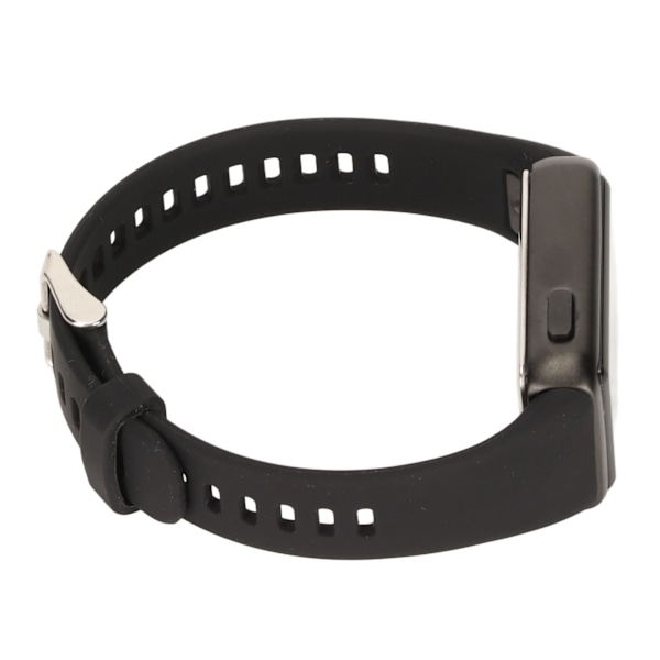 Smart Watch Legering Silikone Glas 210mah 30m Vandtæt LED Fitnessur til Familievenlige Kolleger Sort Rem Sort Skal