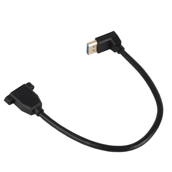 DisplayPort Hann til Hunn Støtter 8K ved 60HZ 4K ved 120HZ 90° Albue DisplayPort 1.4 Kabel 0,3 meter for skjerm