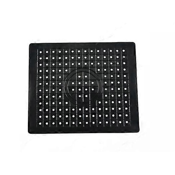 Snabb Avrinning för Halkfritt Köksbord Mjukt Gummi Diskho Matta Torkställ Värmeisolering black Rectangular