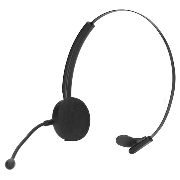 Bluetooth 5.1 Headset Multifunktionelt Enkelt Øre Støjreducerende Mic Trådløst Headset til Call Center Online Klasse