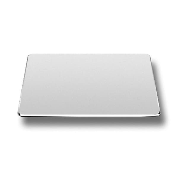 (Ny) Dobbelt-sidet skridsikker musemåtte i aluminiumslegering, Størrelse: Mini Silver
