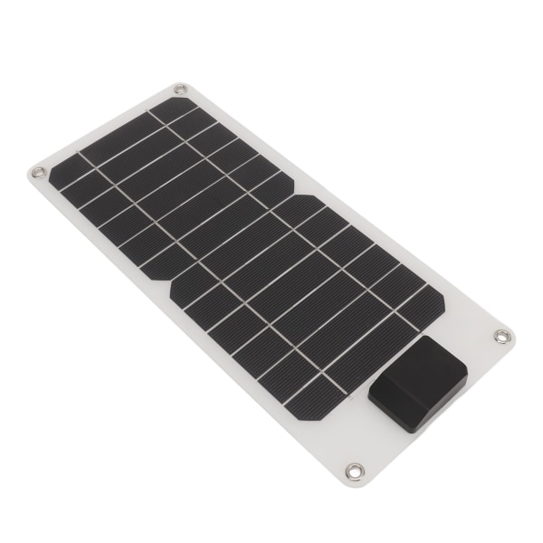 8W 5V USB monokrystallinsk solcellepanelsett - vanntett og støtsikkert for bil, båt, tilhenger og bobil