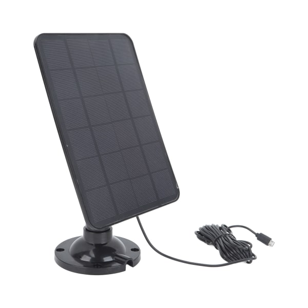 10W 5V solpaneloplader til kamera, mobiltelefon, powerbank
