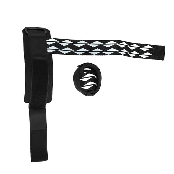 2 st. Viktlyftningsbälte Handgrepp Stöd Handledsremmar för Pull Up Horisontell Stång Hantel Sport