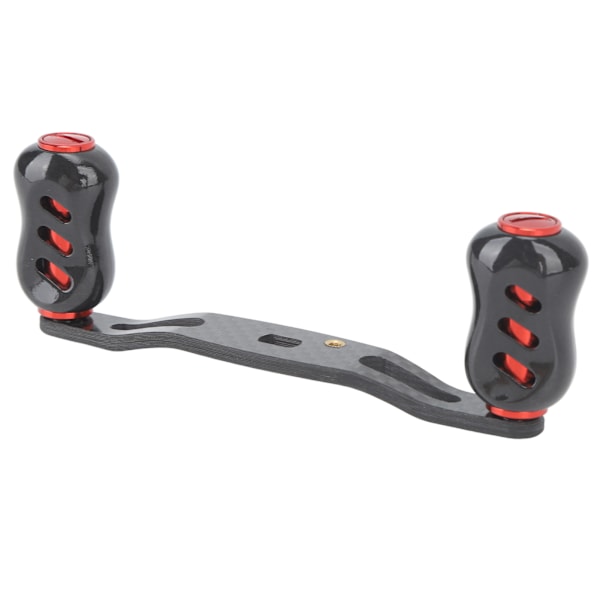 Kulfiber dobbelt håndtag Baitcasting Rolle Vippearme 95mm Udskiftning - Rød
