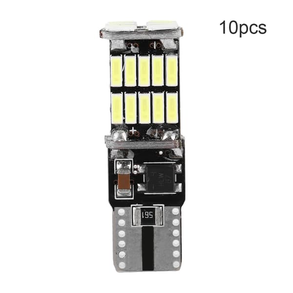 10 stk T10 4014 26SMD Bil Dekoding LED Canbus Pære Feilfri Sidemarkør Nummerplate Lys