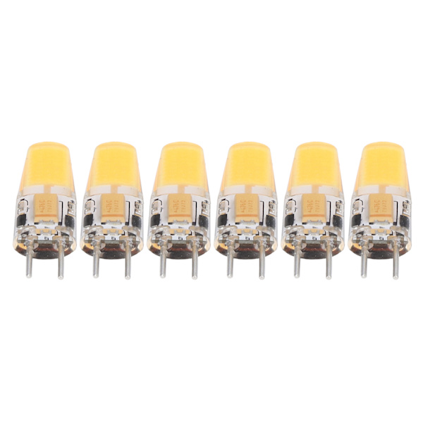 6 kpl GY6.35-polttimoa 5 W AC DC12V COB-lamppu energiansäästöinen silikoninen kattolamppu olohuoneeseen