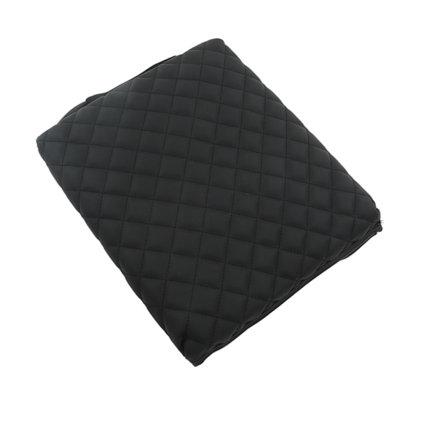 Ford 2015-2020 svart syntetiskt läder Bil Center Console Lock Armstöd Säte Box Cover Byte