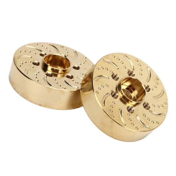 2 stk Messing Hjulvekter 1,9 2,2 tom RC Crawler Bil Hex Nav Adapter Modell Oppgraderingsdeler 12mm