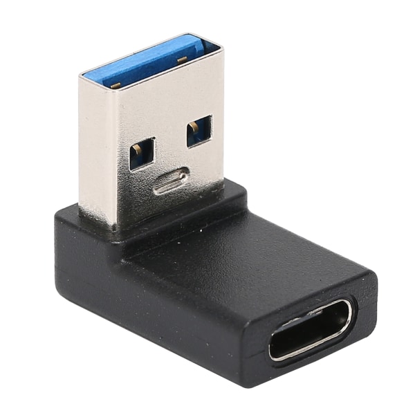 USB 3.0 han-til-typec hun-adapter 90 grader LS-formet opladningsdatatransmissionsstik til bærbar vægoplader Mobil strøm