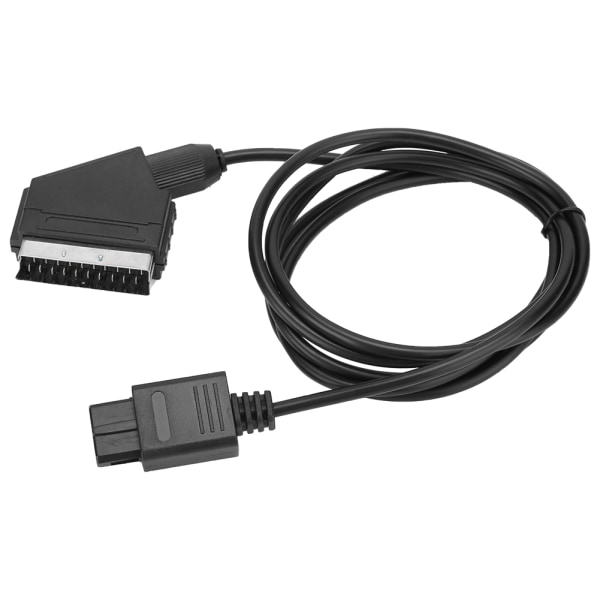 3 st professionella 1,8 m RGB Scart-kabel spelmaskin anslutnings-TV-kabel för NGC/N64/SNES