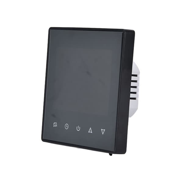 Smart Termostat Multifunktionel Programmerbar Termostat til Klimaanlæg Vandvarme Gulvvarme AC220V Sort
